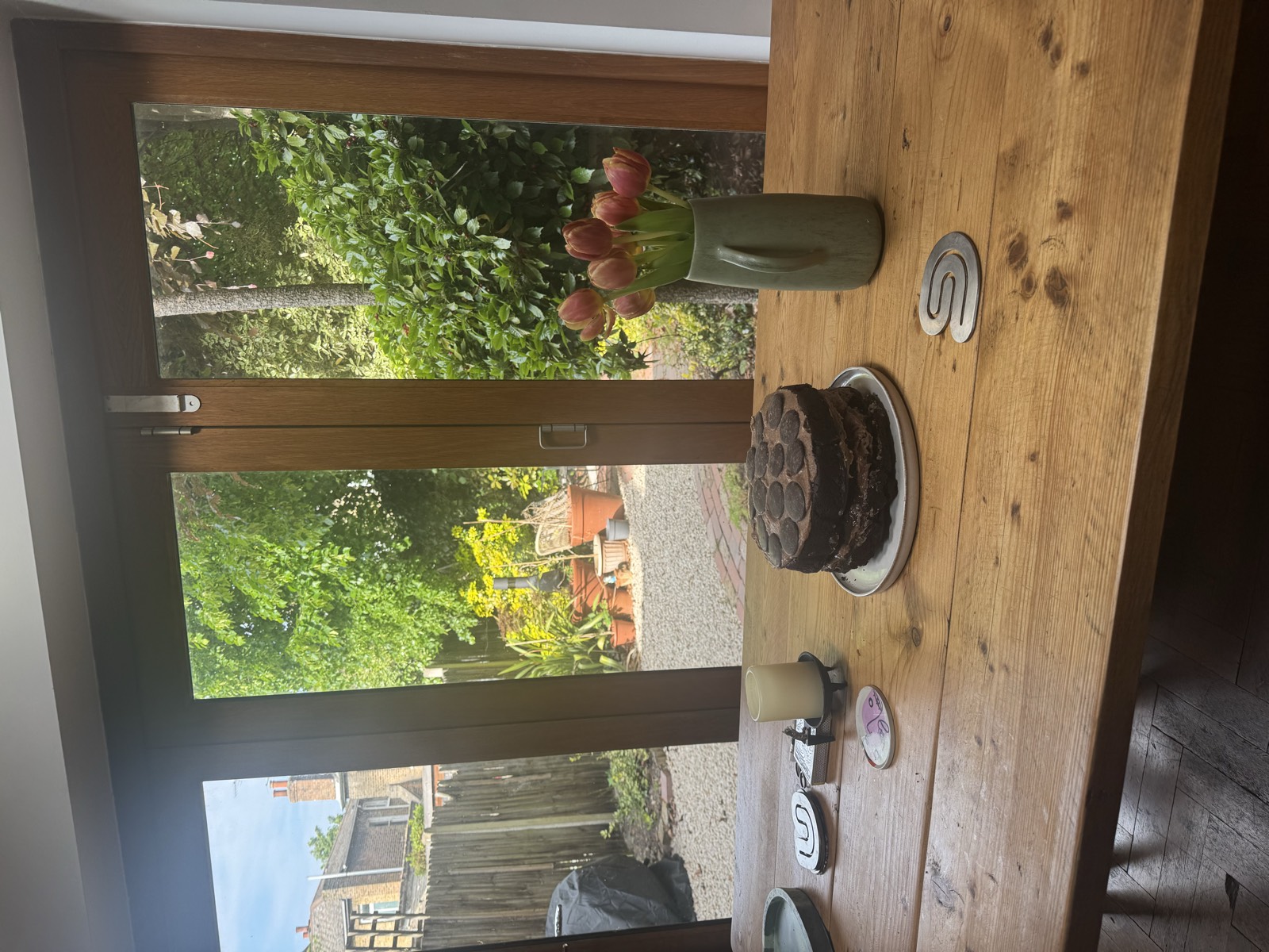 Max made me a welcome home cake (angel behaviour)