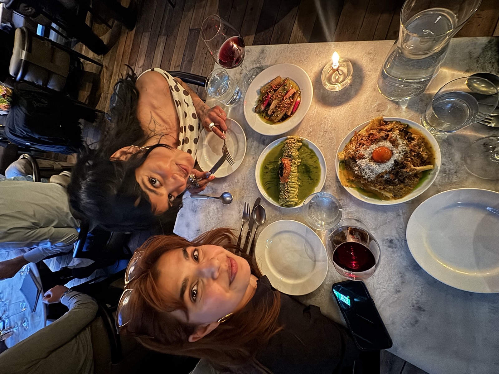 Nice food and nice friends